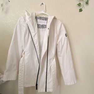 White, Jessica Simpson rain coat, size small